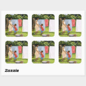 Sticker Carré Pause après-midi 2000 (Feuille)