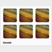 Sticker Carré Pause du soir (Feuille)