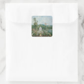 Sticker Carré Pavillon chinois dans un jardin anglais, 18ème siè (Sac)