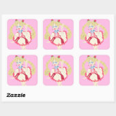 Sticker Carré Pavlova Moon (Feuille)