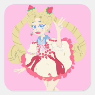 Sticker Carré Pavlova Moon