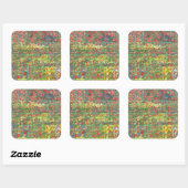 Sticker Carré Pavots 2012 (Feuille)