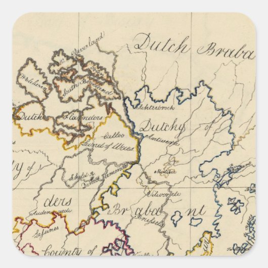 STICKER CARRÉ PAYS-BAS 3 (Devant)