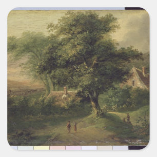 Sticker Carré Paysage, 1827