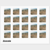Sticker Carré Paysage 3 (Feuille)