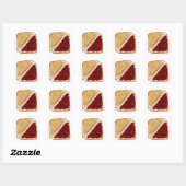 STICKER CARRÉ PB&J (Feuille)