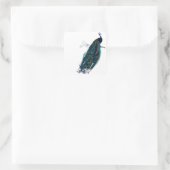 Sticker Carré Peacock vintage (Sac)