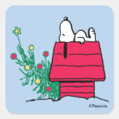 Sticker Carré Peanuts | Be Festive (Devant)