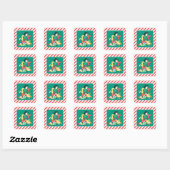 Sticker Carré Peanuts | Lucy la plus joyeuse (Feuille)