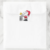 Sticker Carré Peanuts | Snoopy & Woodstock Ho Ho Ho (Sac)