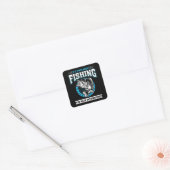 Sticker Carré Pêche amusante (Enveloppe)