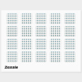 Sticker Carré Pêche Plus Inquiète Moins (Feuille)