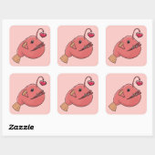 Sticker Carré Pêcheur amoureux (Feuille)