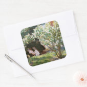 Sticker Carré Peder Severin Kroyer - Roses (Enveloppe)