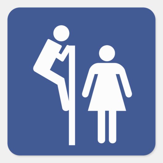 Sticker Carré Peeper (Devant)