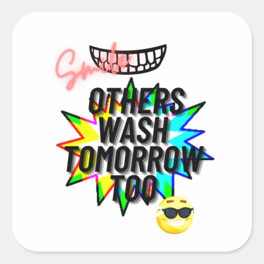 Sticker Carré Pegatina (Devant)