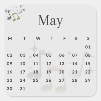 Sticker Carré Pegatinas mes del año - May (S'I) *2022