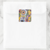 Sticker Carré Pegatinas Psicodélicas Efecto Caleidoscopio (Sac)