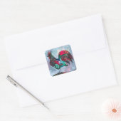 Sticker Carré Peinture décorative acrylique dessous de verre en  (Enveloppe)