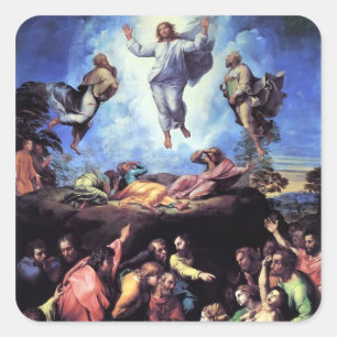 Sticker Carré Peinture d'oeuvre d'art de Raphael
