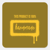 Sticker Carré Peinture par pulvérisation (Devant)