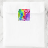 Sticker Carré Peinture Rainbow (Sac)