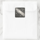 Sticker Carré Peintures pour les Amateurs d'Espace (Sac)