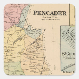 Sticker Carré Pencader