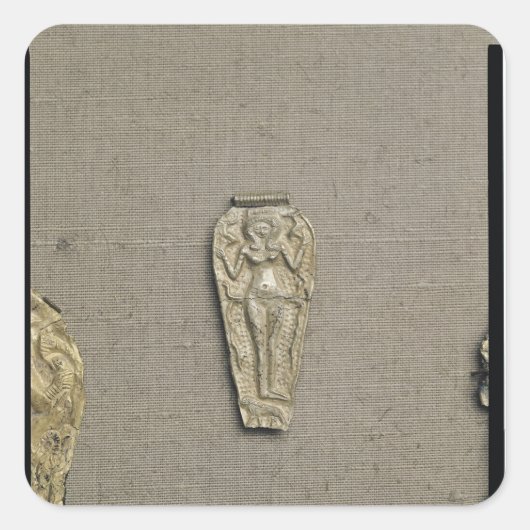 Sticker Carré Pendentif représentant Astarte, déesse de la ferti (Devant)