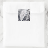 Sticker Carré Péninsule du Kamchatka, Russie orientale (Sac)