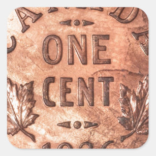 Sticker Carré Penny canadien