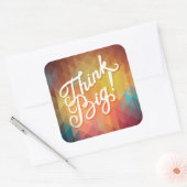 Sticker Carré Pensez grand (Enveloppe)