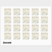 Sticker Carré Pensylvania 2 (Feuille)