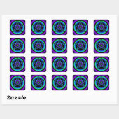 Sticker Carré Pentacles4Pagans (Feuille)