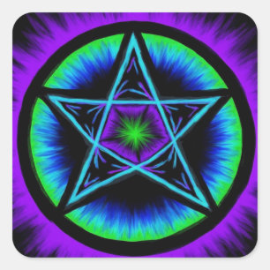 Sticker Carré Pentacles4Pagans
