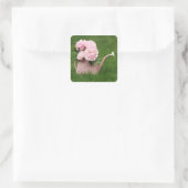 Sticker Carré Peony Bouquet (Sac)