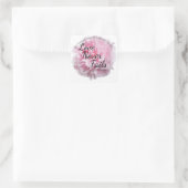 Sticker Carré Peony Floral 2019 JW CONVENTION "L'amour n'échoue  (Sac)