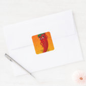 Sticker Carré Pepper Rouge Diva Puzzle (Enveloppe)
