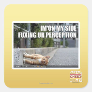 Sticker Carré Perception de Fuxing Ur