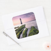 Sticker Carré Perch rock lighthouse (Enveloppe)