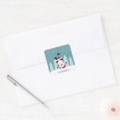 Sticker Carré Père Noël (Enveloppe)