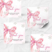 Sticker Carré Père Noël Baby Christmas Baby shower