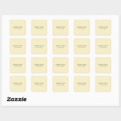 Sticker Carré Perle Dorée Simple Professionnel Moderne Minimails (Feuille)