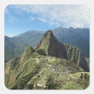 Sticker Carré Pérou, Machu Picchu, l'ancienne ville perdue de 3