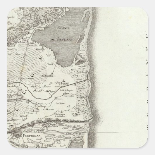 Sticker Carré Perpignan (Devant)