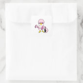 Sticker Carré Perroquet dans Oeuf avec Eggshell.PNG (Sac)