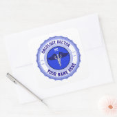 Sticker Carré Personnalisable MD Specialty Caduceus Oncology (Enveloppe)