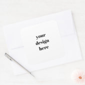 Sticker Carré Personnalisé (Enveloppe)