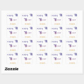 Sticker Carré Personnaliser (Feuille)