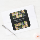 Sticker Carré Personnaliser le collage photo et l'autocollant ca (Enveloppe)